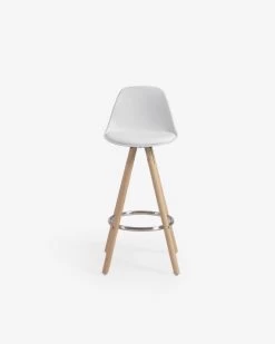 White Slad Barstool Height 65 Cm | Kave Home -Quality Furniture Store C769U05H 1V04