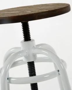 White Malira Barstool Height 66-84 Cm | Kave Home -Quality Furniture Store C804R05 1D02