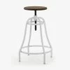 White Malira Barstool Height 66-84 Cm | Kave Home