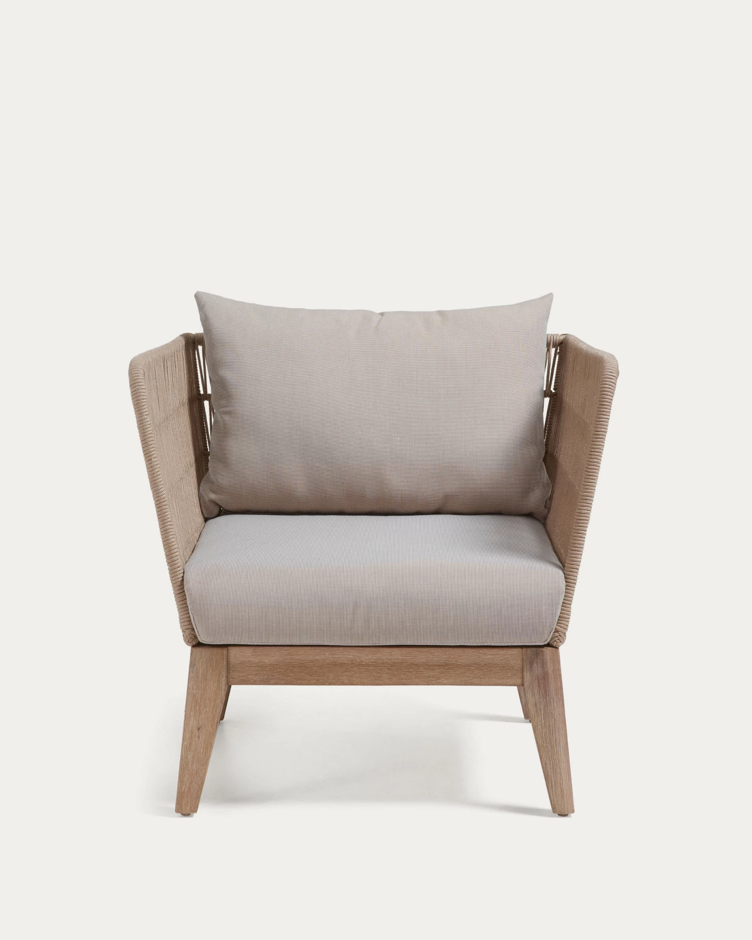Belleny Armchair In Beige Cord And Solid Acacia Wood 100% FSC | Kave Home 7 Belleny Armchair In Beige Cord And Solid Acacia Wood 100% FSC | Kave Home - Image 5