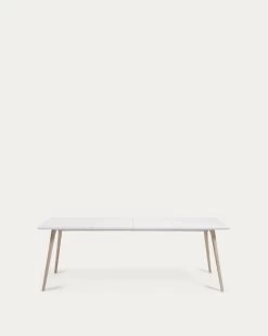 Eunice Extendable Table 140 (220) X 90 Cm + Bag | Kave Home 17 Eunice Extendable Table 140 (220) X 90 Cm + Bag | Kave Home -Quality Furniture Store C888PKL05 1V06