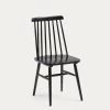 Tressia MDF And Solid Rubber Wood Chair With Black Lacquer | Kave Home -Quality Furniture Store C934M01 1V01