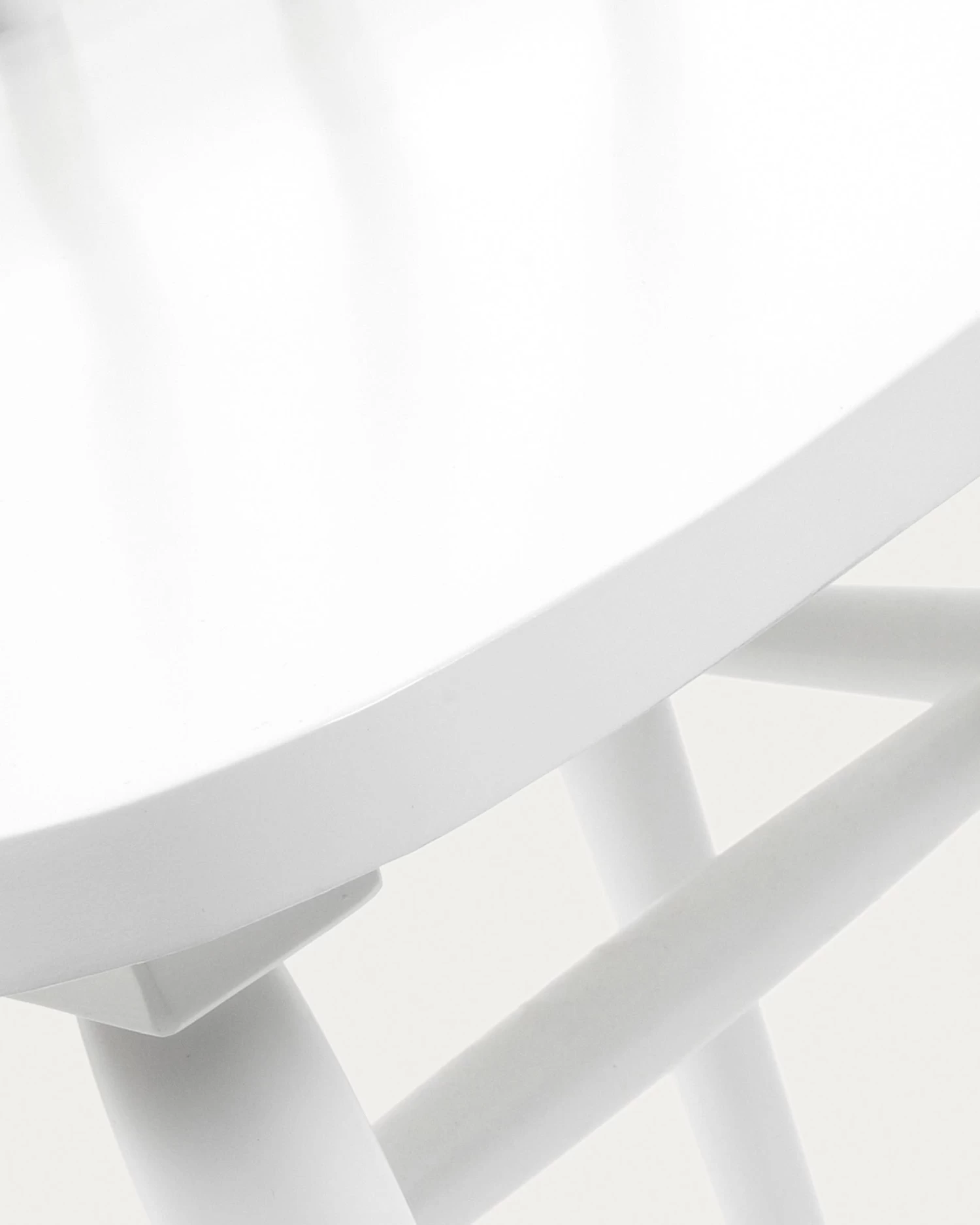 Tressia MDF And Solid Rubber Wood Chair With White Lacquer | Kave Home 5 Tressia MDF And Solid Rubber Wood Chair With White Lacquer | Kave Home - Image 3