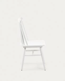 Tressia MDF And Solid Rubber Wood Chair With White Lacquer | Kave Home 10 Tressia MDF And Solid Rubber Wood Chair With White Lacquer | Kave Home -Quality Furniture Store C934M05 1V02