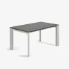 Axis Porcelain Extendable Table In Volcano Rock Finish With Grey Legs 160 (220) Cm | Kave Home 2 Axis Porcelain Extendable Table In Volcano Rock Finish With Grey Legs 160 (220) Cm | Kave Home -Quality Furniture Store CC0183VR 1V01