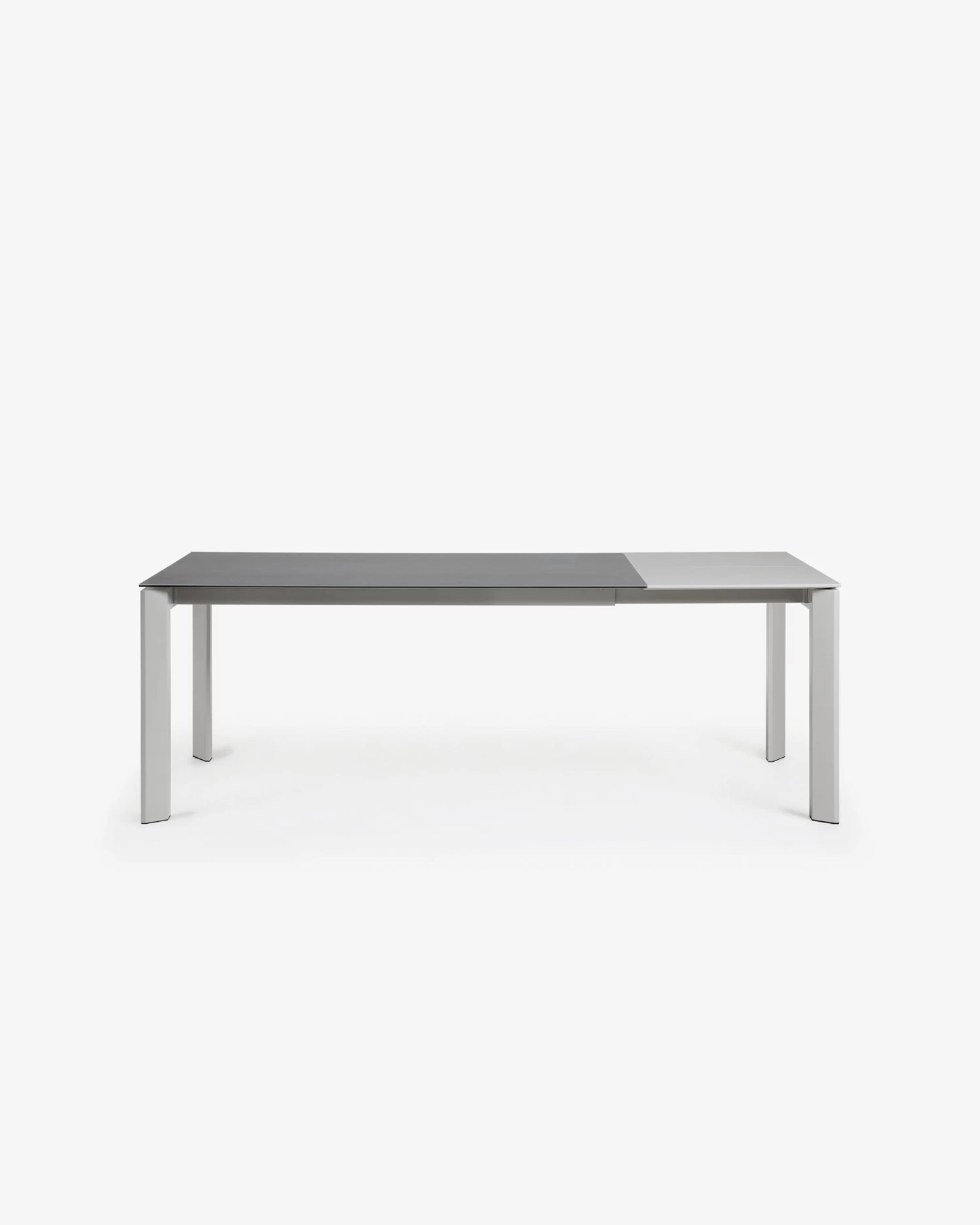 Axis Porcelain Extendable Table In Volcano Rock Finish With Grey Legs 160 (220) Cm | Kave Home 7 Axis Porcelain Extendable Table In Volcano Rock Finish With Grey Legs 160 (220) Cm | Kave Home - Image 5