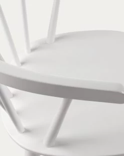 Trise MDF And Solid Rubber Wood Chair With White Lacquer | Kave Home 9 Trise MDF And Solid Rubber Wood Chair With White Lacquer | Kave Home -Quality Furniture Store CC0219M05 1D01