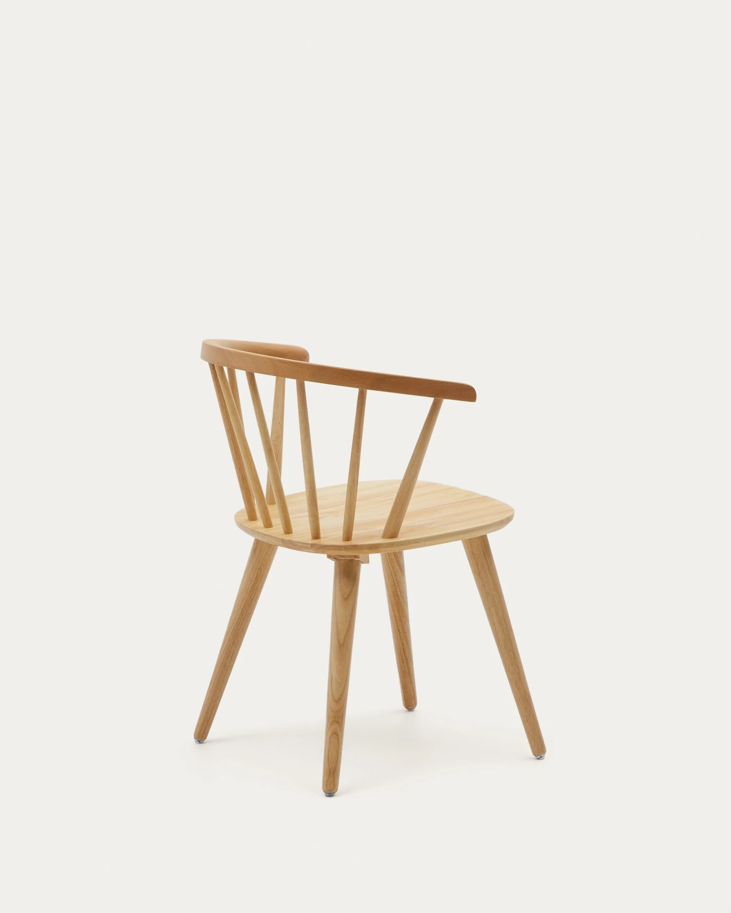 Trise MDF And Solid Rubber Wood Chair With Natural Lacquer | Kave Home 9 Trise MDF And Solid Rubber Wood Chair With Natural Lacquer | Kave Home - Image 7