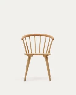 Trise MDF And Solid Rubber Wood Chair With Natural Lacquer | Kave Home 17 Trise MDF And Solid Rubber Wood Chair With Natural Lacquer | Kave Home -Quality Furniture Store CC0219M46 1V04