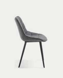 Grey Synthetic Leather Adam Chair | Kave Home -Quality Furniture Store CC0248UE02 1V02