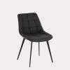 Adam Dark Grey Chair | Kave Home