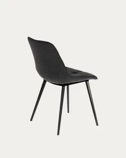Adam Dark Grey Chair | Kave Home 16 Adam Dark Grey Chair | Kave Home -Quality Furniture Store CC0248VD15 1V03