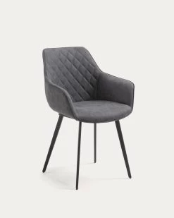 Amira Chair Graphite | Kave Home