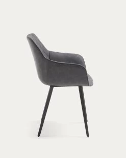 Amira Chair Graphite | Kave Home -Quality Furniture Store CC0253UE02 1V02