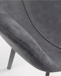 Graphite Alve Barstool Height 65 Cm. | Kave Home 7 Graphite Alve Barstool Height 65 Cm. | Kave Home -Quality Furniture Store CC0254UE02A 1D01