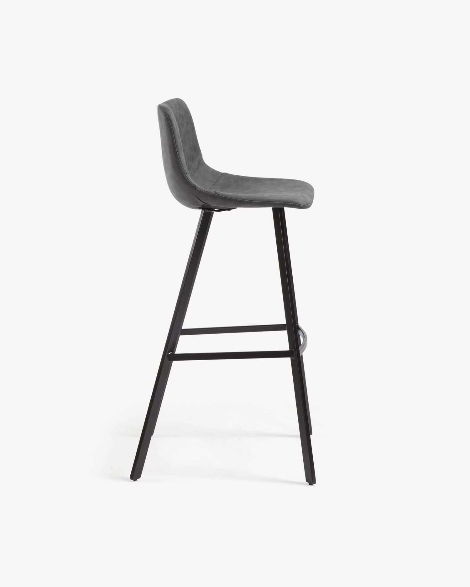 Graphite Alve Barstool Height 65 Cm. | Kave Home 5 Graphite Alve Barstool Height 65 Cm. | Kave Home - Image 3