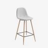 Light Grey Nolite Stool Height 65 Cm | Kave Home -Quality Furniture Store CC0276J14H 1V01