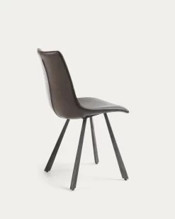 Dark Brown Trap Chair | Kave Home -Quality Furniture Store CC0304UE09 1V03