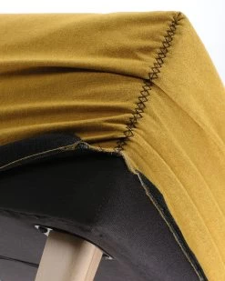 Dyla Bench In Mustard With Solid Beech Wood Legs 111 Cm | Kave Home -Quality Furniture Store CC0467VA81 1D02