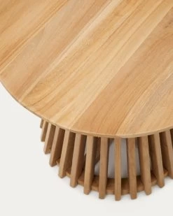 Jeanette Round Solid Teak Wood Side Table à 50 Cm | Kave Home 10 Jeanette Round Solid Teak Wood Side Table à 50 Cm | Kave Home -Quality Furniture Store CC0623M47 1D01
