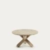 Lotus Wood Coffee Table In Solid Oak Wood, Ø 65 Cm 2 Lotus Wood Coffee Table In Solid Oak Wood, Ø 65 Cm -Quality Furniture Store CC0741M33 1V01