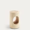 Halker Solid Rain Tree Wood Side Table Ã 30 Cm | Kave Home