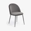 Ivonne Grey Velvet Chair | Kave Home -Quality Furniture Store CC0854J15 1V01
