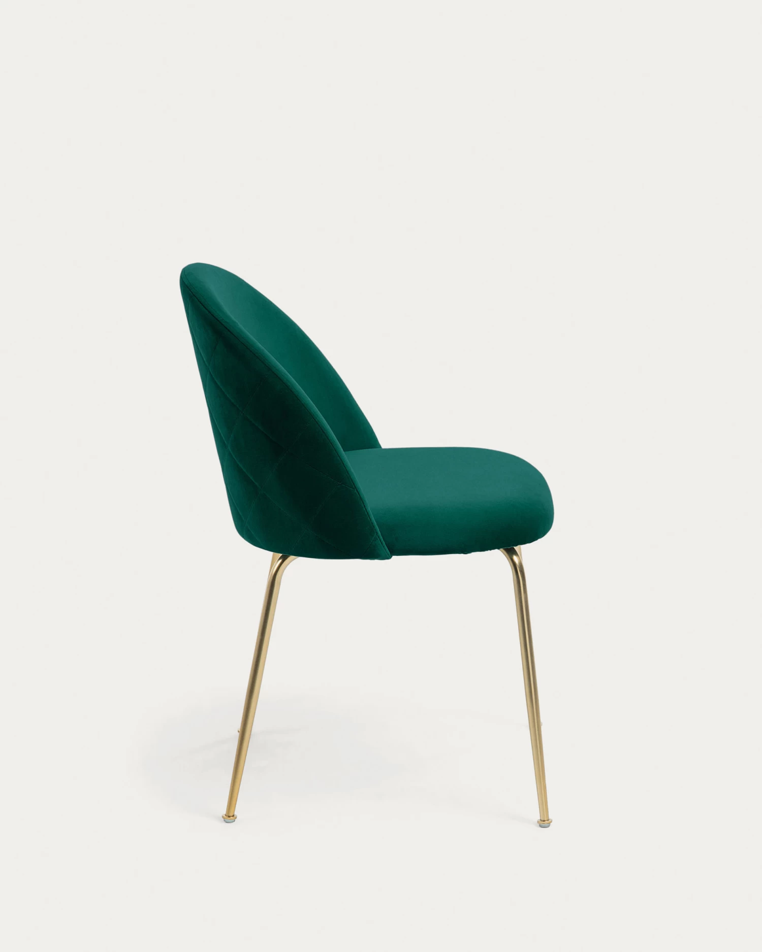 Green Velvet Ivonne Chair | Kave Home 5 Green Velvet Ivonne Chair | Kave Home - Image 3