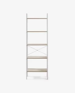 Aarhus Shelving Unit In White 56 X 172 Cm | Kave Home 11 Aarhus Shelving Unit In White 56 X 172 Cm | Kave Home -Quality Furniture Store CC0884M46 1V02