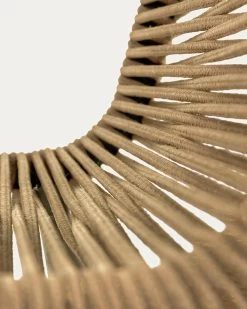 Lambton Stackable Chair In Brown Rope And Steel With Black Finish | Kave Home 15 Lambton Stackable Chair In Brown Rope And Steel With Black Finish | Kave Home -Quality Furniture Store CC0901J11 1D02