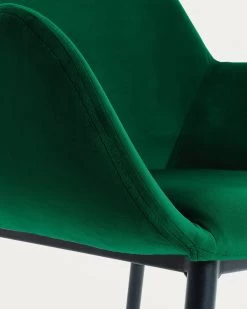 Konna Green Velvet Chair | Kave Home 10 Konna Green Velvet Chair | Kave Home -Quality Furniture Store CC0934J06 1D01