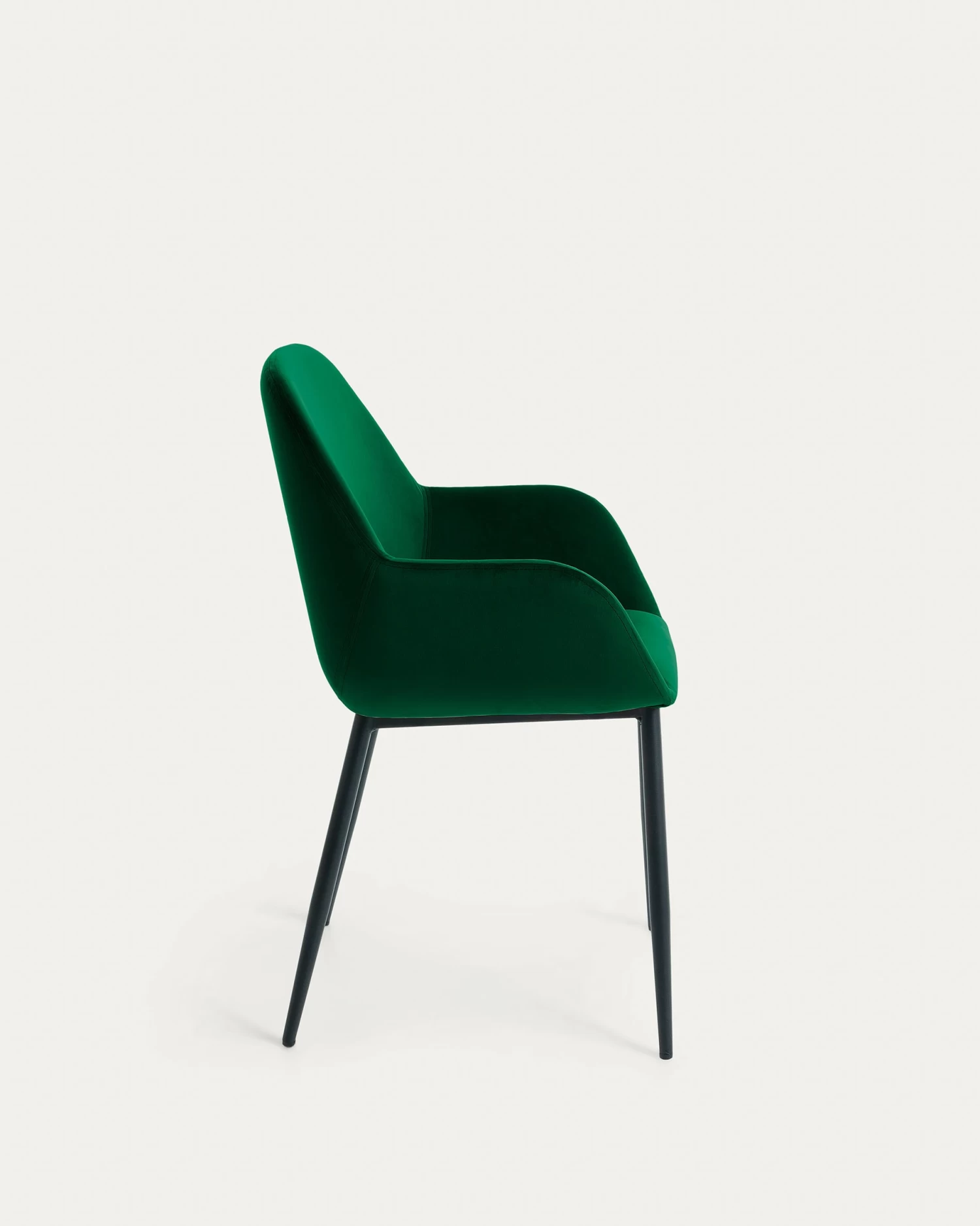 Konna Green Velvet Chair | Kave Home 7 Konna Green Velvet Chair | Kave Home - Image 5