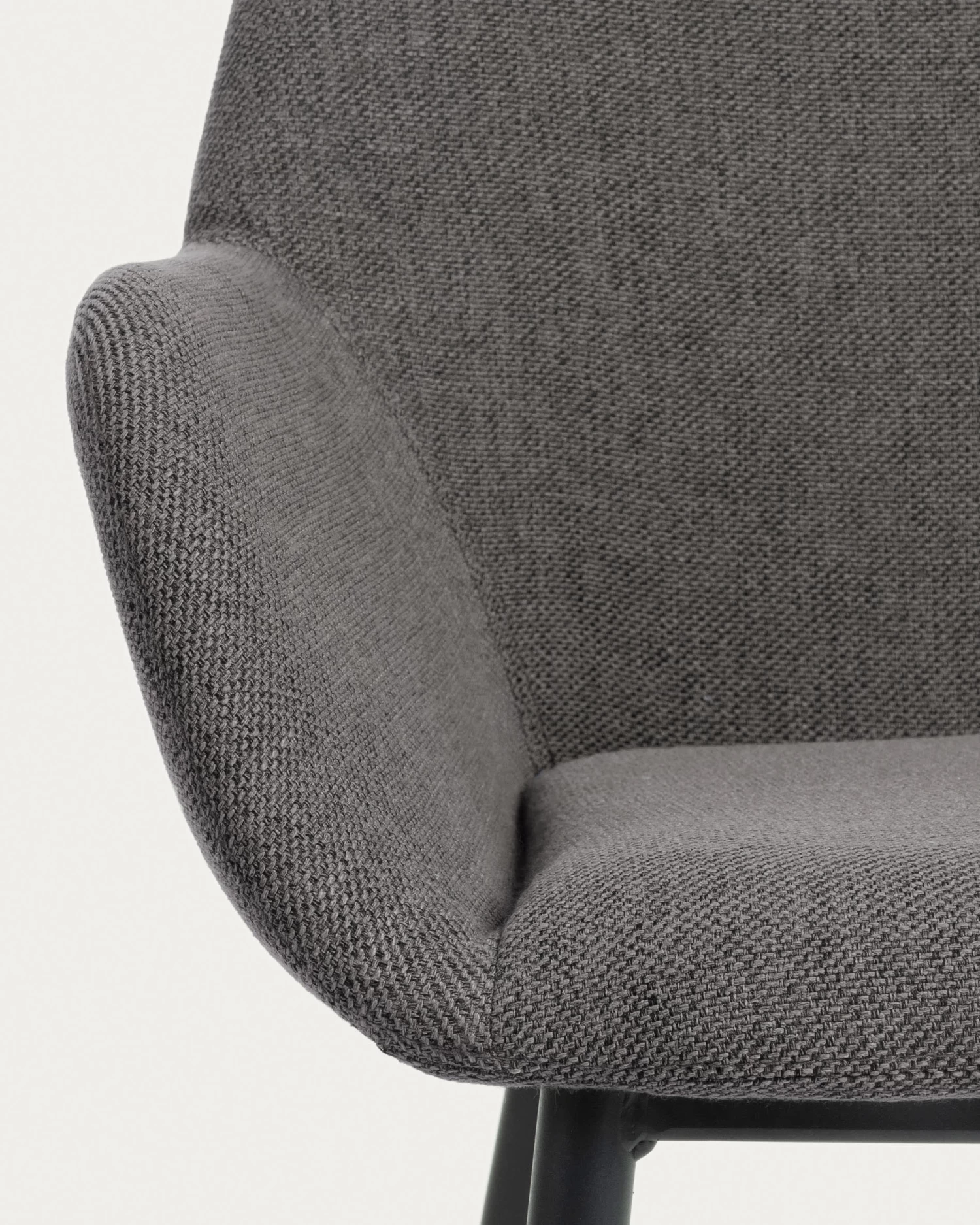 Konna Dark Grey Chair | Kave Home 5 Konna Dark Grey Chair | Kave Home - Image 3
