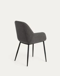 Konna Dark Grey Chair | Kave Home 15 Konna Dark Grey Chair | Kave Home -Quality Furniture Store CC0934PK15 1V03