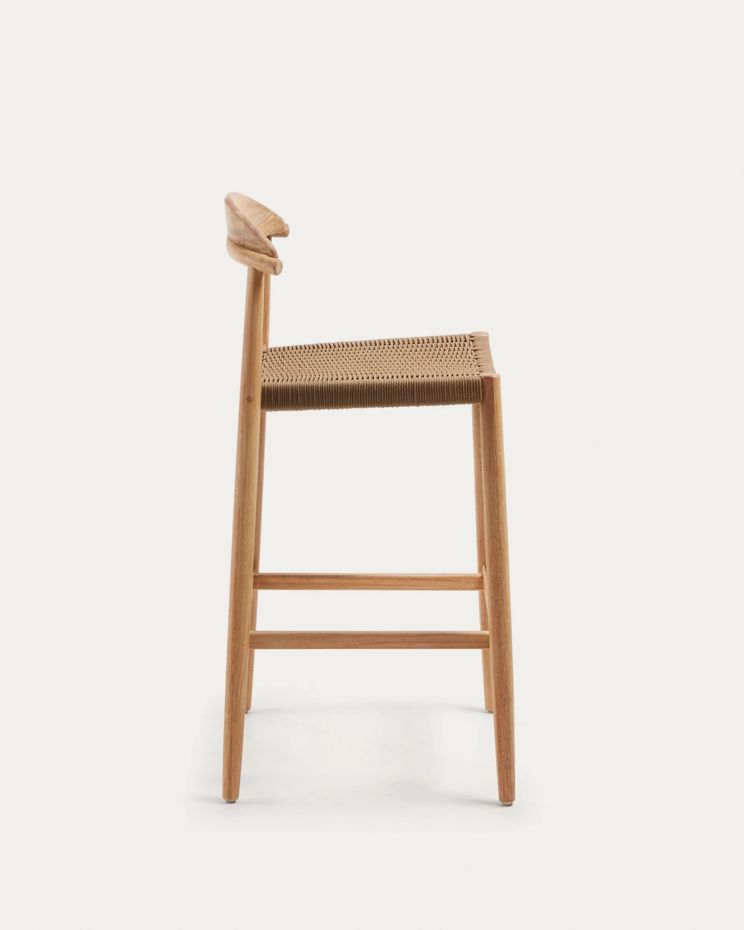 Nina Stool In Solid Acacia Wood Height 76 Cm | Kave Home 7 Nina Stool In Solid Acacia Wood Height 76 Cm | Kave Home - Image 5