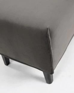 Grey Velvet Dyla Bench 111 Cm | Kave Home -Quality Furniture Store CC1083JU03 1D01