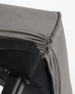 Grey Velvet Dyla Bench 111 Cm | Kave Home -Quality Furniture Store CC1083JU03 1D02