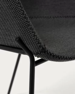 Dark Grey Yvette Armchair | Kave Home 10 Dark Grey Yvette Armchair | Kave Home -Quality Furniture Store CC1084VD15 1D01