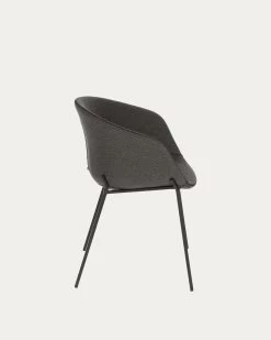 Dark Grey Yvette Armchair | Kave Home 12 Dark Grey Yvette Armchair | Kave Home -Quality Furniture Store CC1084VD15 1V02