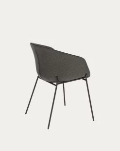 Dark Grey Yvette Armchair | Kave Home 13 Dark Grey Yvette Armchair | Kave Home -Quality Furniture Store CC1084VD15 1V03