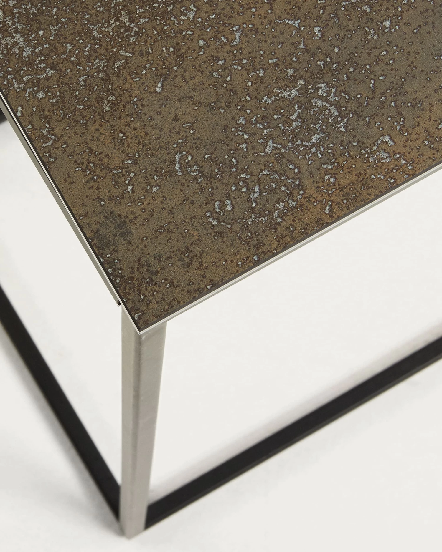 Rewena Console Table With Porcelain Top And Steel Structure 110 X 75 Cm | Kave Home 5 Rewena Console Table With Porcelain Top And Steel Structure 110 X 75 Cm | Kave Home - Image 3