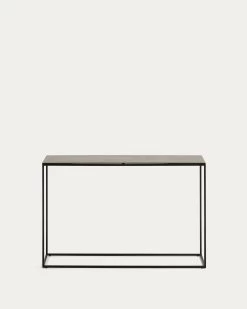 Rewena Console Table With Porcelain Top And Steel Structure 110 X 75 Cm | Kave Home 11 Rewena Console Table With Porcelain Top And Steel Structure 110 X 75 Cm | Kave Home -Quality Furniture Store CC1200K09 1V02
