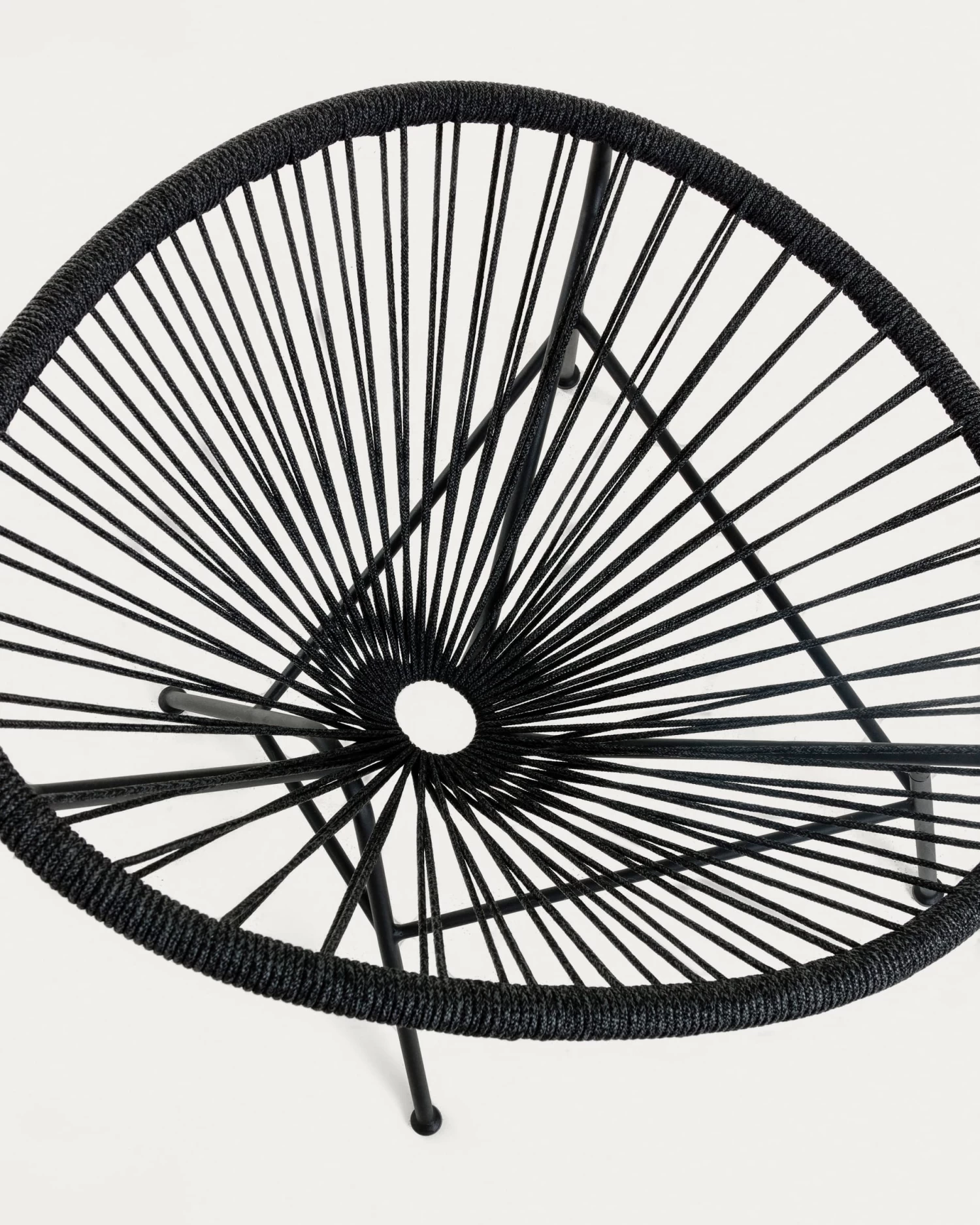 Black Samantha Armchair | Kave Home 9 Black Samantha Armchair | Kave Home - Image 7