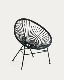 Black Samantha Armchair | Kave Home