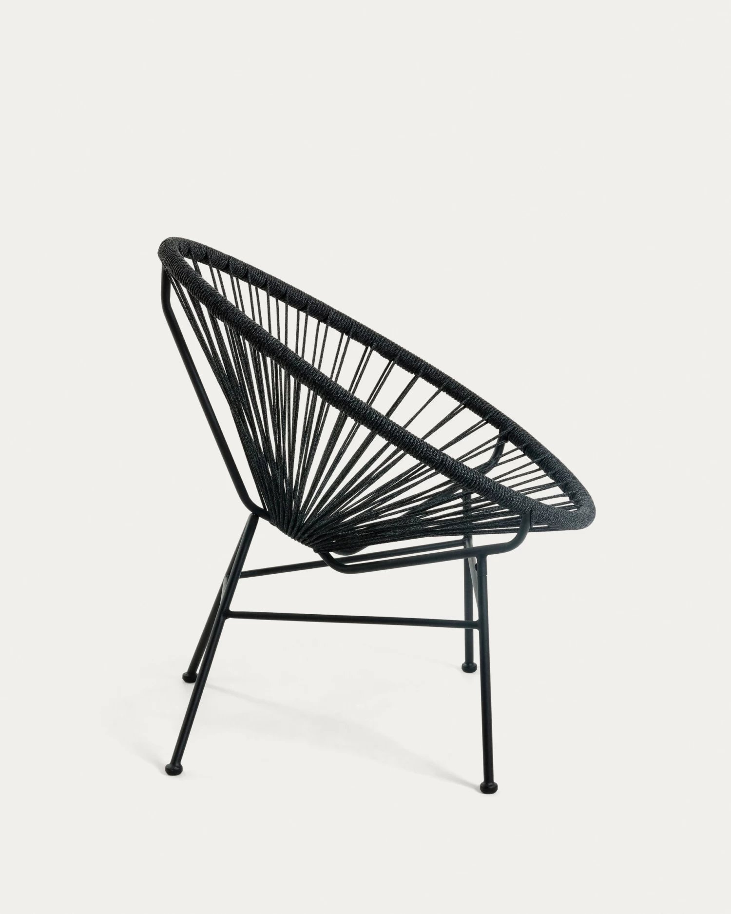 Black Samantha Armchair | Kave Home 8 Black Samantha Armchair | Kave Home - Image 6