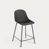 Quinby Outdoor Stool In Grey Height 65 Cm | Kave Home