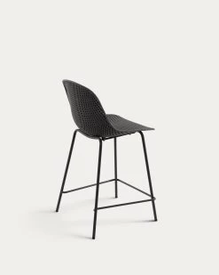 Quinby Outdoor Stool In Grey Height 65 Cm | Kave Home 9 Quinby Outdoor Stool In Grey Height 65 Cm | Kave Home -Quality Furniture Store CC1221S02H 1V03