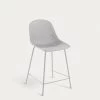 Quinby Outdoor Stool In White Height 65 Cm | Kave Home -Quality Furniture Store CC1221S05H 1V01