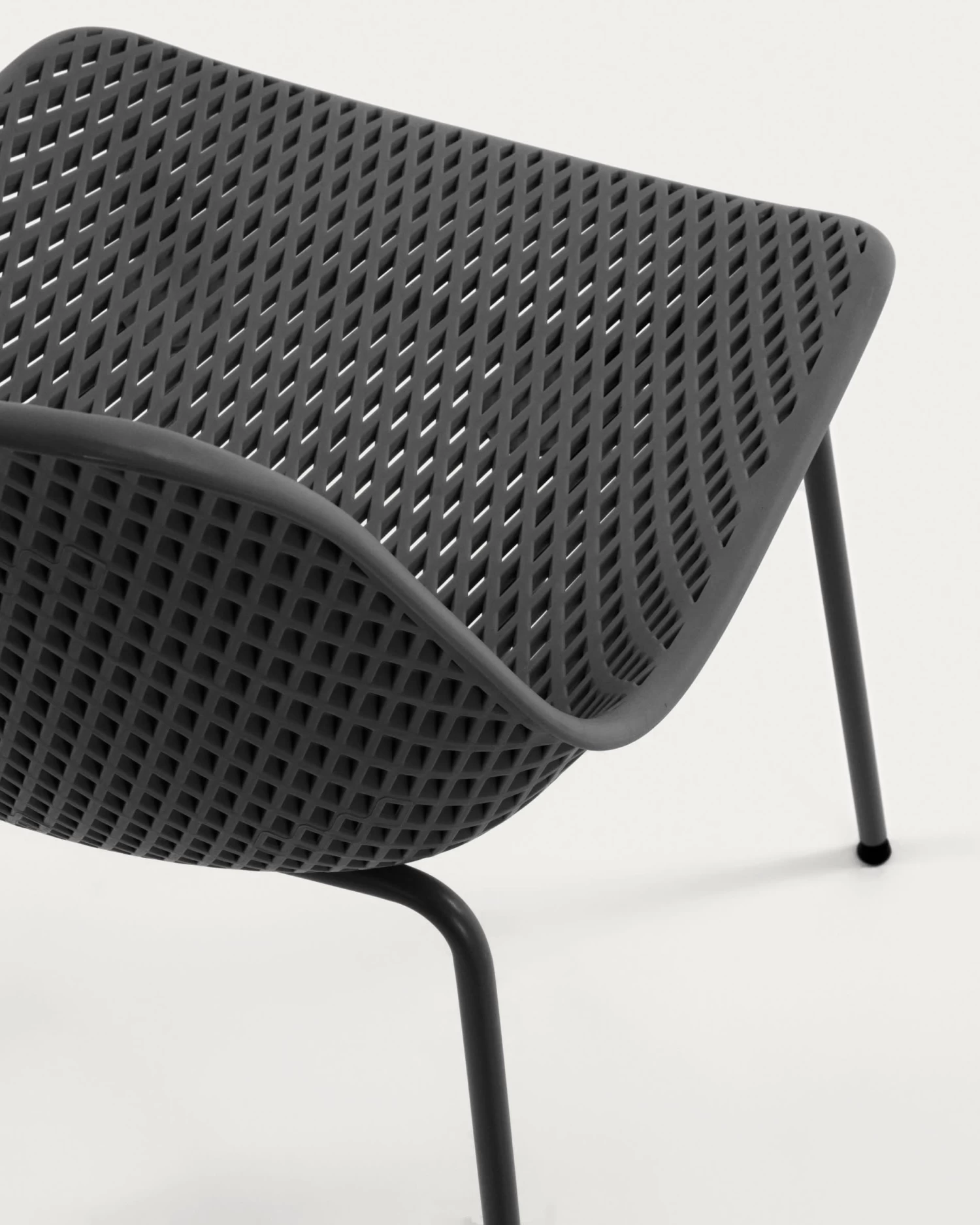 Quinby Outdoor Dining Chair In Grey | Kave Home 5 Quinby Outdoor Dining Chair In Grey | Kave Home - Image 3