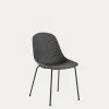 Quinby Outdoor Dining Chair In Grey | Kave Home